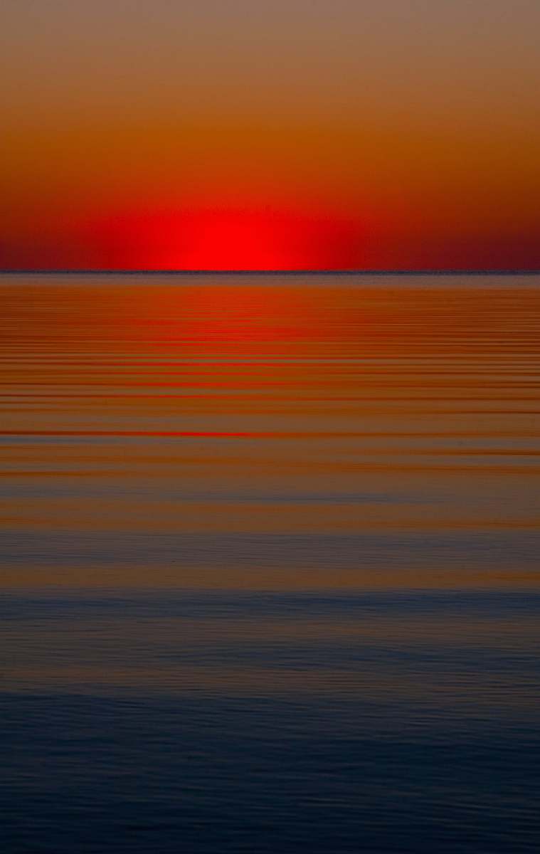 cape range national park sunset over the ocean waterts australia